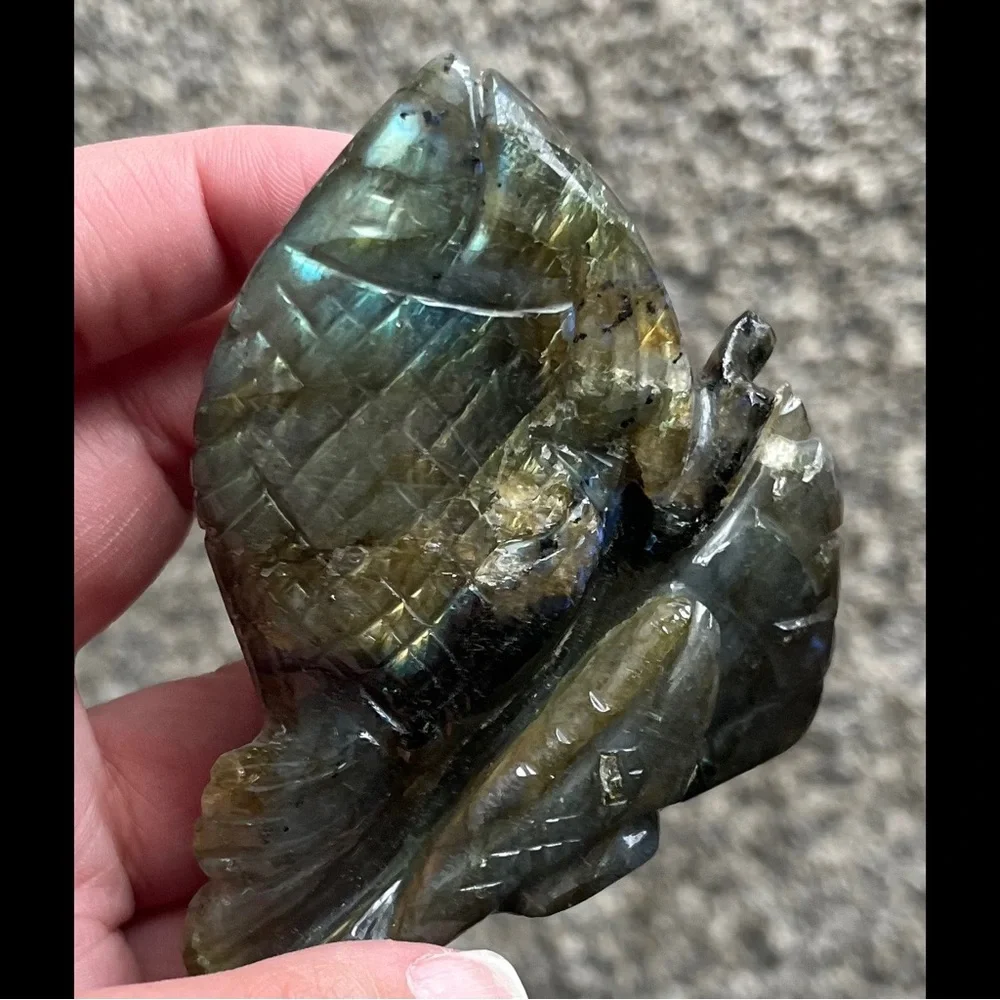🐟 Fish Labradorite Carving/Figurine